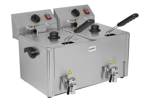 Фритюрница 2-х секционная Viatto HDF8+8