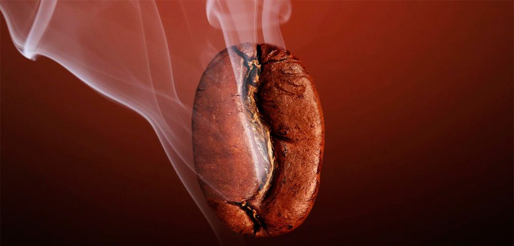 Правильно обжаренное зерно кофе