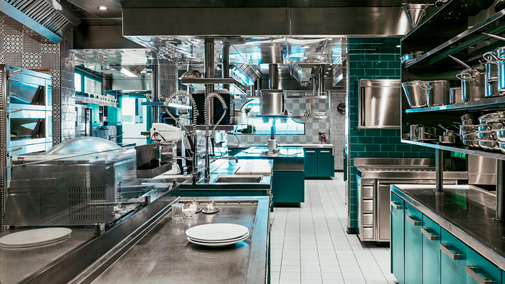 Дизайн кухни ресторана
