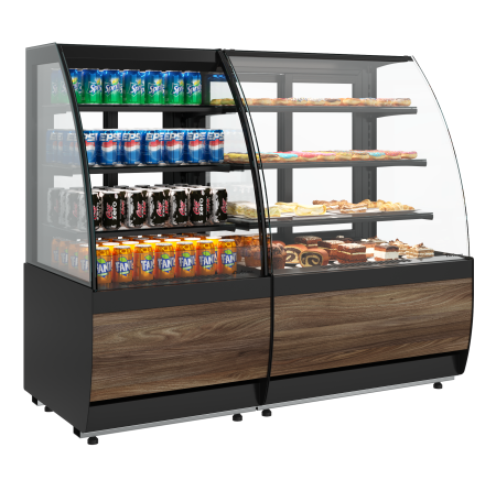 Витрина кондитерская Carboma K70 VM 0,9-1 LIGHT (версия 2.0) 9005