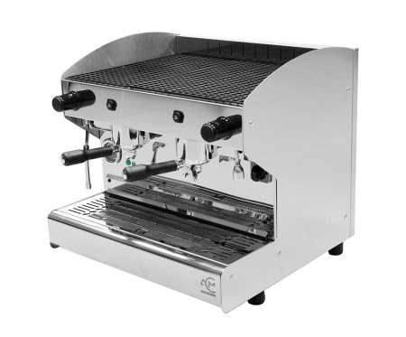 Кофемашина ACM Rounder Semiautomatica 2 GR Compatta INOX (ACMRD002CSIX) + high cup