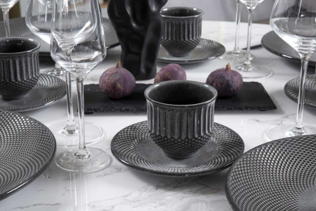 Кружка KUTAHYA Panio Anthracite PAN01MG855A13, 300 мл