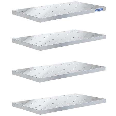 Комплект перфорированных полок для стеллажа кухонного Kayman ПС-44/1004