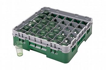 Кассета для бокалов Cambro 36S318 зел./сер. Кассета для бокалов Cambro 36S318 зел./сер.