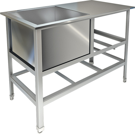 Ванна моечная Техно-ТТ ВМ-31/430, сварная, с крылом