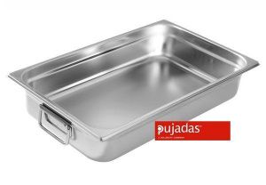 Гастроемкость с ручками из нержавеющей стали Гастроемкость с ручками из нержавеющей стали