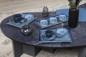 Блюдце KUTAHYA CORENDON Blue Stone BNLM01CT890003, 15 см Блюдце KUTAHYA CORENDON Blue Stone BNLM01CT890003, 15 см