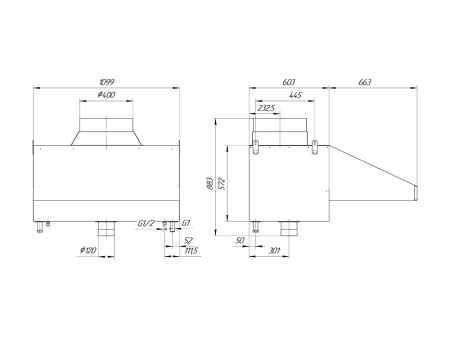 Гидрофильтр Voldone UHF-45