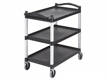 Тележка сервировочная Cambro BC340KD черн. Тележка сервировочная Cambro BC340KD черн.