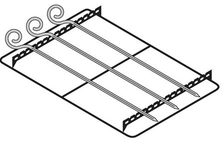 Решетка LAINOX для приготовления мяса GS111 