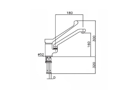 Смеситель Klarco 1S.2960.45.92