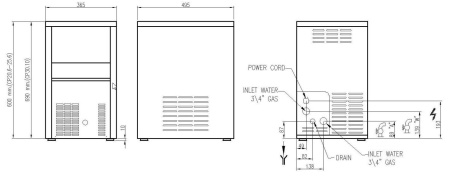 Льдогенератор Aristarco CP 25.6A