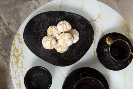 Тарелка плоская KUTAHYA CORENDON Magnetite BNGLX30DU890220, 30 см