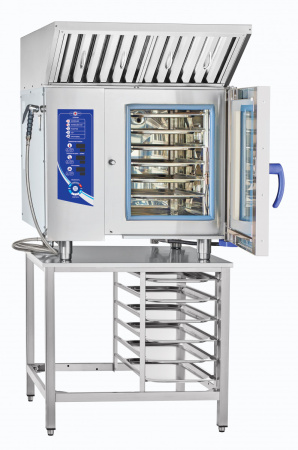 Пароконвектомат Abat ПКА 6-1/1ПМ (2) лицо нерж