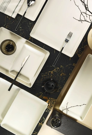 Тарелка KUTAHYA BONE TAN BNTAN18x13DU00, 180х130 мм