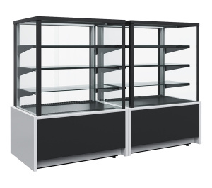 Витрина кондитерская Carboma KC70 VV 0,9-1 (ВХСв-0,9д CUBE Люкс Техно)