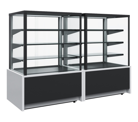 Витрина кондитерская Carboma KC70 VV 0,9-1 (ВХСв-0,9д CUBE Люкс Техно)