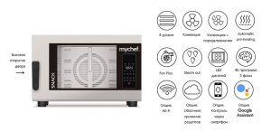 Пароконвектомат Distform Mychef Snack 4 GN 1/1 (KCE4100D) Пароконвектомат Distform Mychef Snack 4 GN 1/1 (KCE4100D)