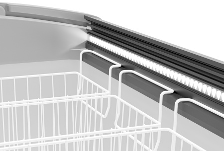 Морозильный ларь Gellar FG 700 E красный