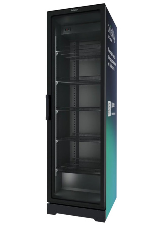 Холодильный шкаф Briskly 5 (RAL 7024) с безрамочной дверью