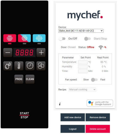 Пароконвектомат Distform MyChef Bake 6 EN 600х400 (BCE6100D+MYCHA357)