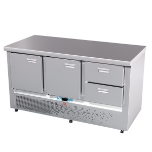 Стол холодильный Abat СХС-70Н-02 стол.202 без борт.(дверь-дверь-ящик1/2) Стол холодильный Abat СХС-70Н-02 стол.202 без борт.(дверь-дверь-ящик1/2)