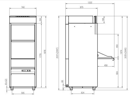 Машина котломоечная Aristarco AU 55.65 E ES