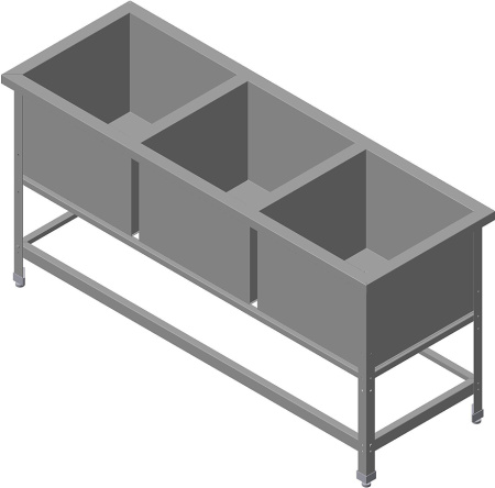 Моечная ванна Iterma T&T ВМС-Э/3-6/17 Моечная ванна Iterma T&T ВМС-Э/3-6/17