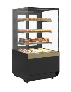 Витрина кондитерская Carboma KC70 VM 0,9-1 LIGHT (версия 2.0) черный
