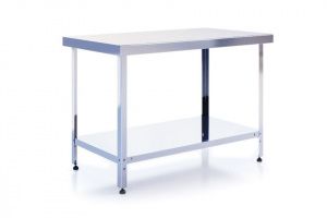 Стол производственный со сплошной полкой Стол производственный со сплошной полкой