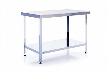 Стол производственный со сплошной полкой Стол производственный со сплошной полкой