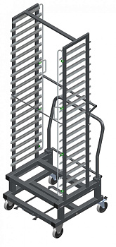 Тележка-шпилька Abat ТДШ-40-1/1 для ШОК-40-01