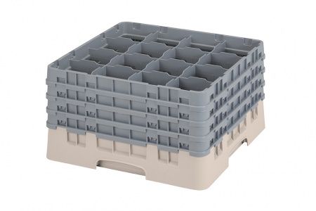 Кассета для бокалов Cambro 16S900 беж./сер.