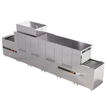 Туннельная посудомоечная машина Abat МПТ-3000К (левая)