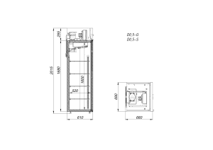 Холодильный шкаф Аркто D0.5-S (пропан) Холодильный шкаф Аркто D0.5-S (пропан)