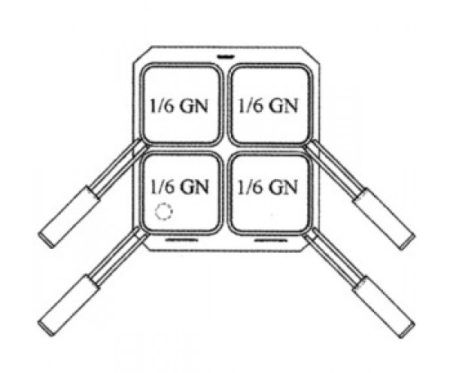 Комплект из 4-х корзин Veroterm F2589