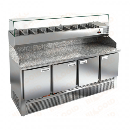 Холодильный стол Hicold PZE3-1111/GN камень