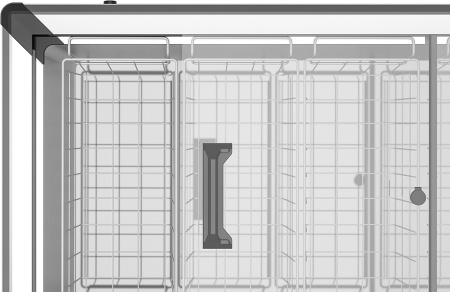 Морозильный ларь Gellar FG 700 C пропан v25 красный