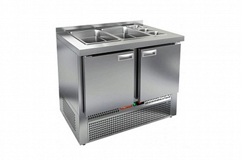 Холодильный стол Hicold SLE3-11GN для салатов Холодильный стол Hicold SLE3-11GN для салатов