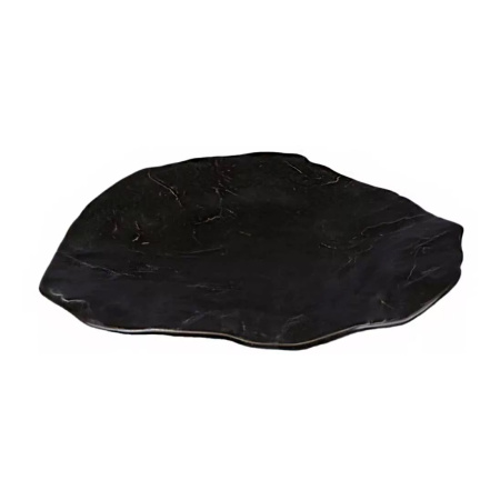 Тарелка плоская KUTAHYA GYOZA Matte Black NRI27DU740170, 27 см