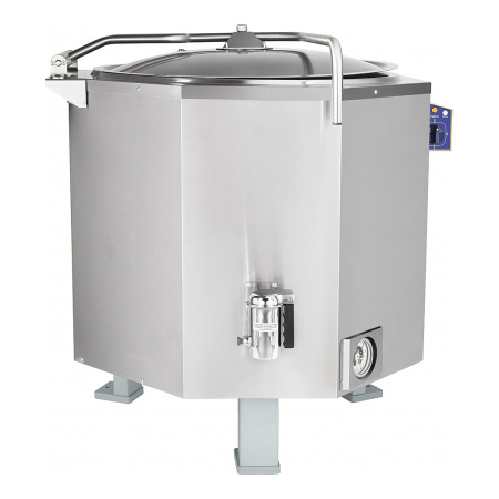 Пищеварочный котел Abat КПЭМ-400ТМ сл. кран