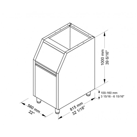 Бункер Brema Bin 110 (для G280-G510)