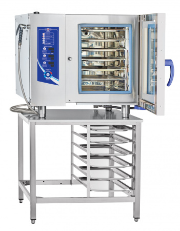 Пароконвектомат Abat ПКА 6-1/1ПМ (2) лицо нерж