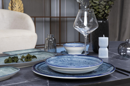 Тарелка глубокая KUTAHYA CORENDON Blue Stone BNTS25CK890003, 25 см