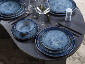 Тарелка KUTAHYA CORENDON Blue Stone BNROT24DU890003, 24 см