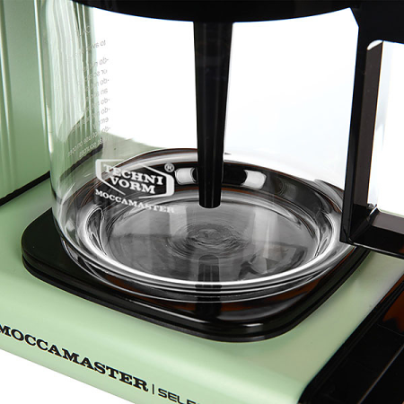 Чаша пастельно-зеленая кофеварка Moccamaster KBG741 Select