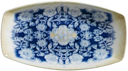 Блюдо KUTAHYA Blue Blanc BNBOH16KY891310, 160х96 мм