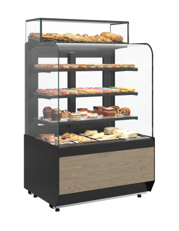 Витрина кондитерская Carboma KR70 VM 1,3-1 LIGHT 9005-0109