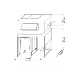Бункер Brema Double Roller Bin 500 (для M Split 800-1500)