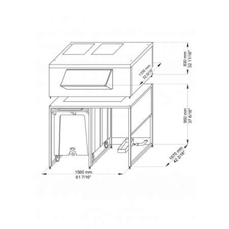 Бункер Brema Double Roller Bin 500 (для M Split 800-1500)